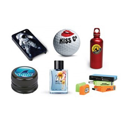 Druk na gadżetach reklamowych